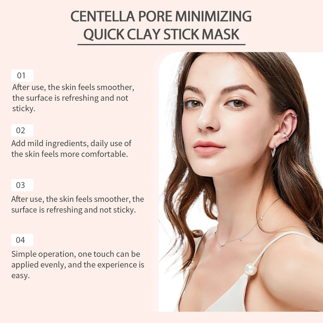 Centella Bentonite Clay Stick Mask Pore Minimizing Oil Control