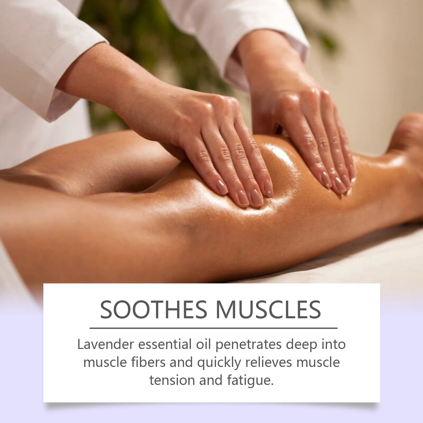 Lavender Essential Oil Moisturizing Relaxing Massage Aromatherapy Body Care