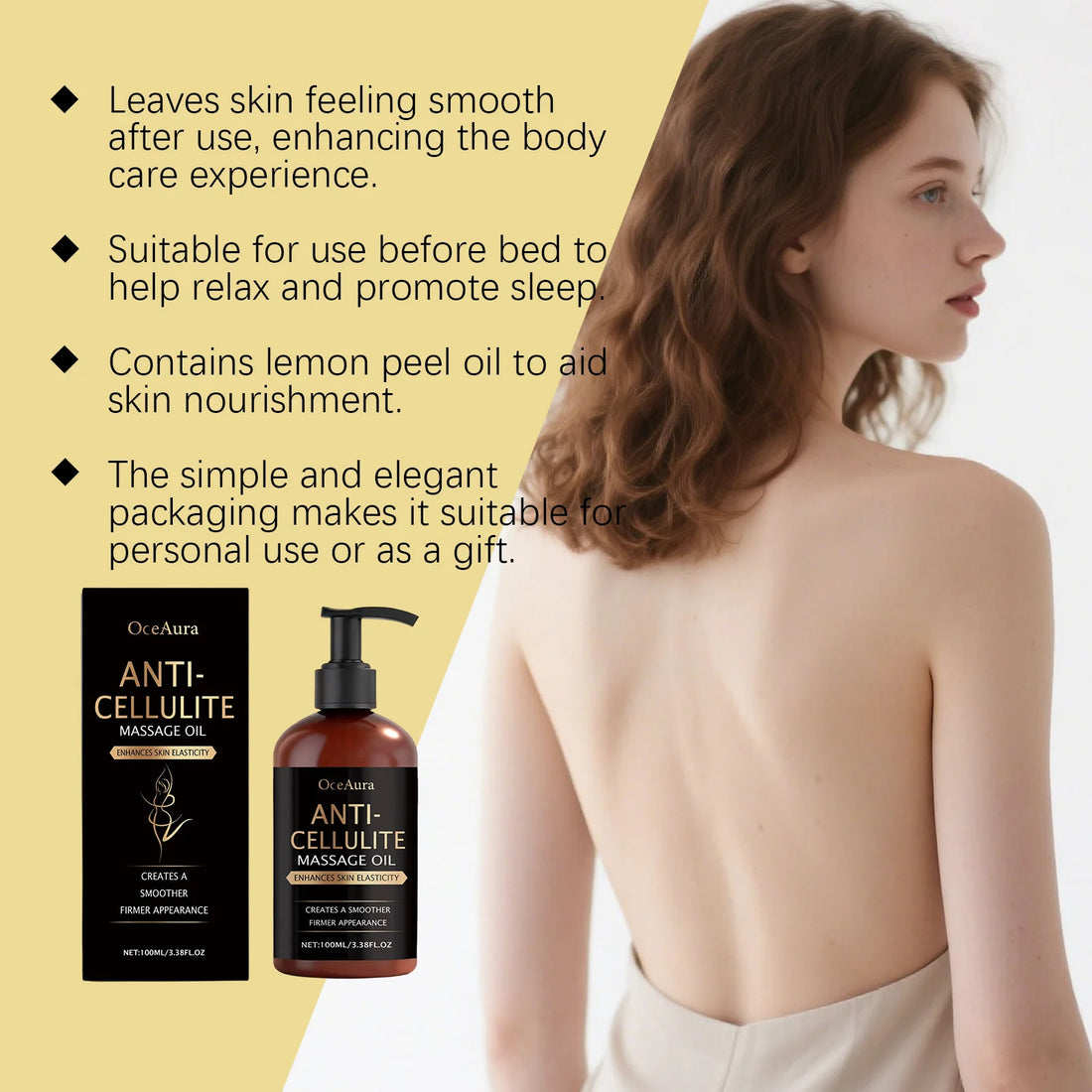 Body Firming Oil Hydrating Nourishing Massage Cellulite Skin Care