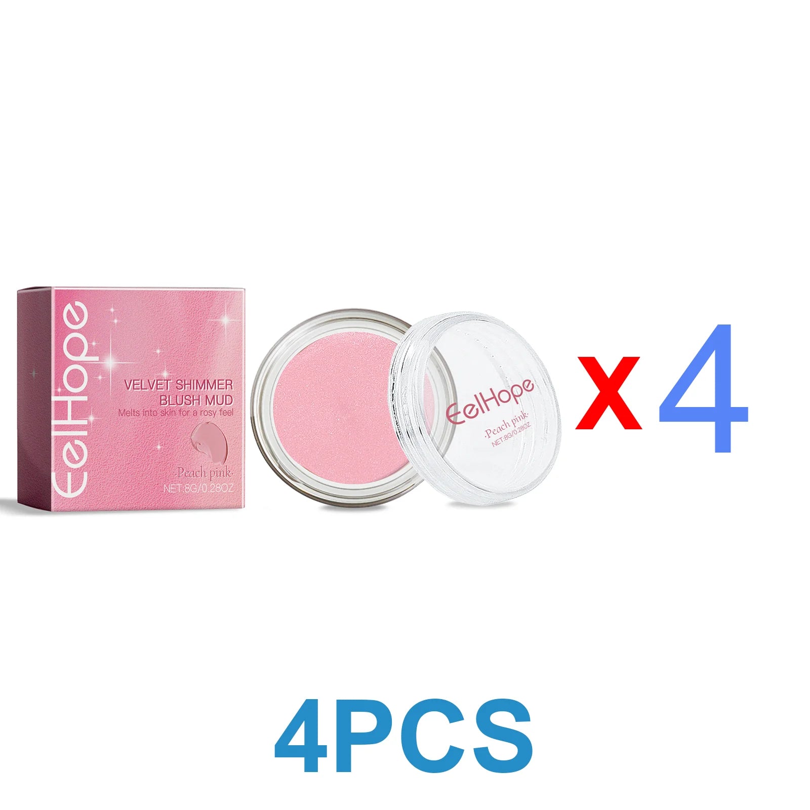 Velvet Cream Blush Hyaluronic Acid Shimmer Cheek Tint Makeup