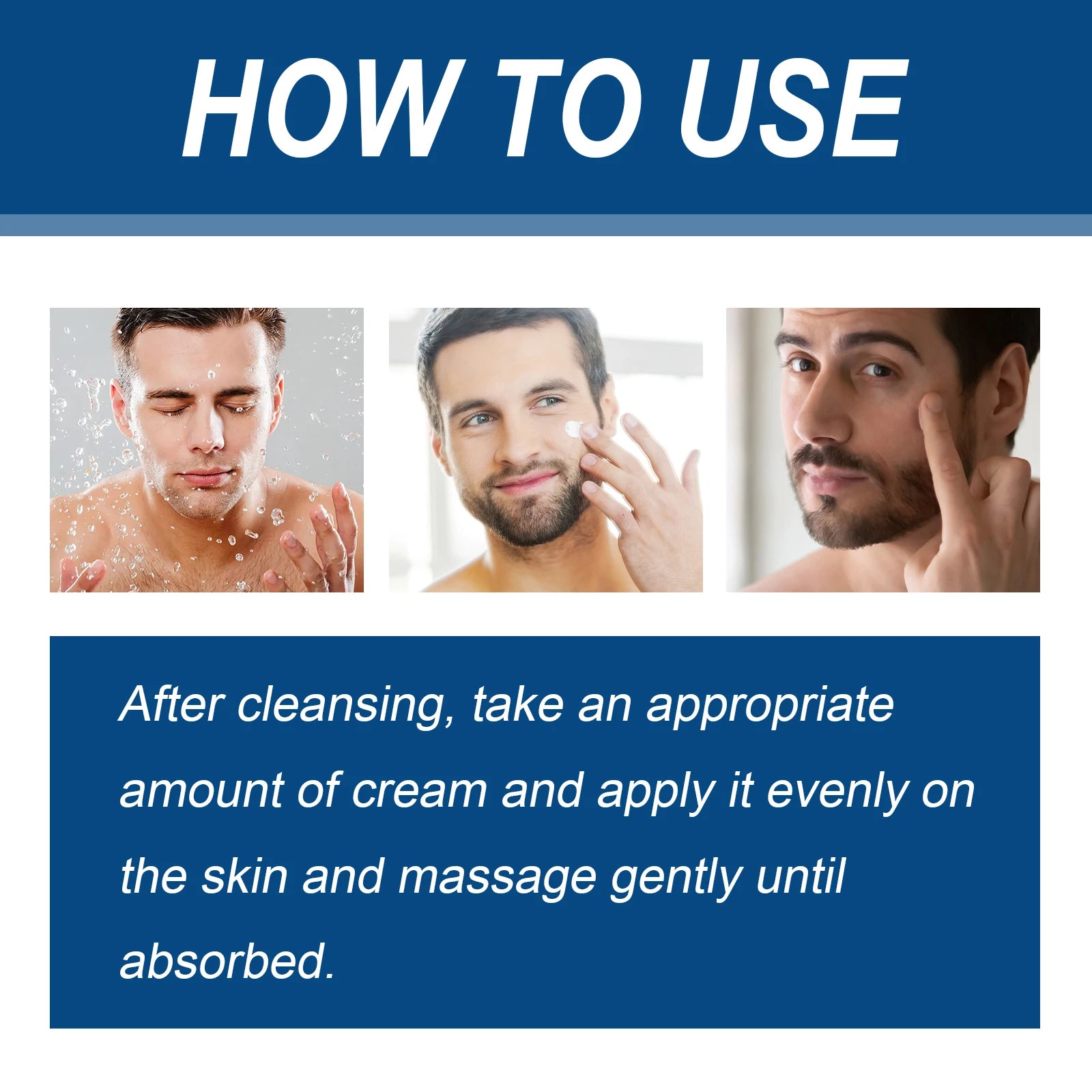Men's Retinol Face Cream Firming Moisturizing Fine Line Care