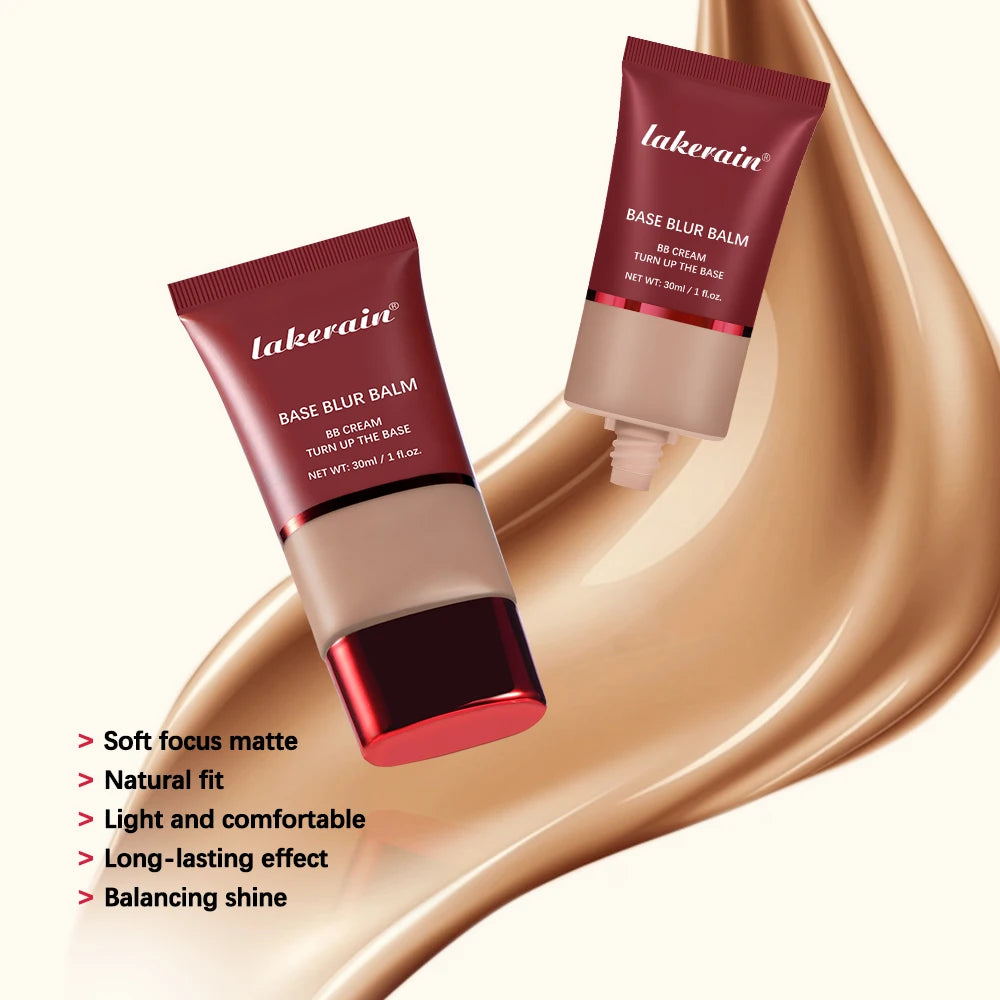 5 Colors Matte Liquid Foundation Sweat Resistant Face Makeup