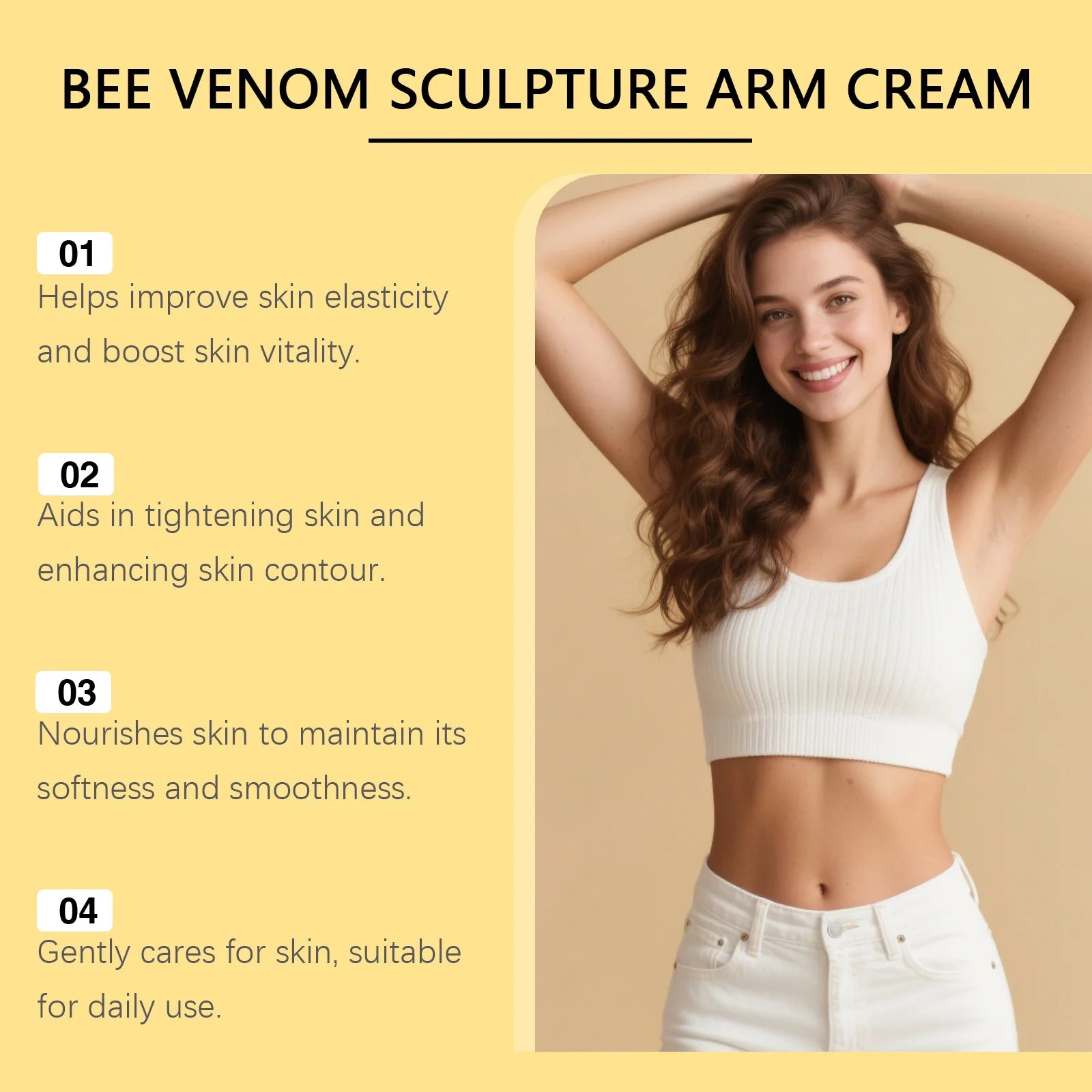 Bee Venom Arm Tightening Contouring Body Care Cream