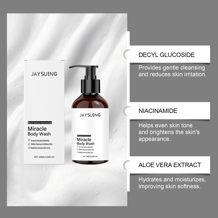 Niacinamide Shower Gel Smoothing Hydrating Rich Foam Body Wash
