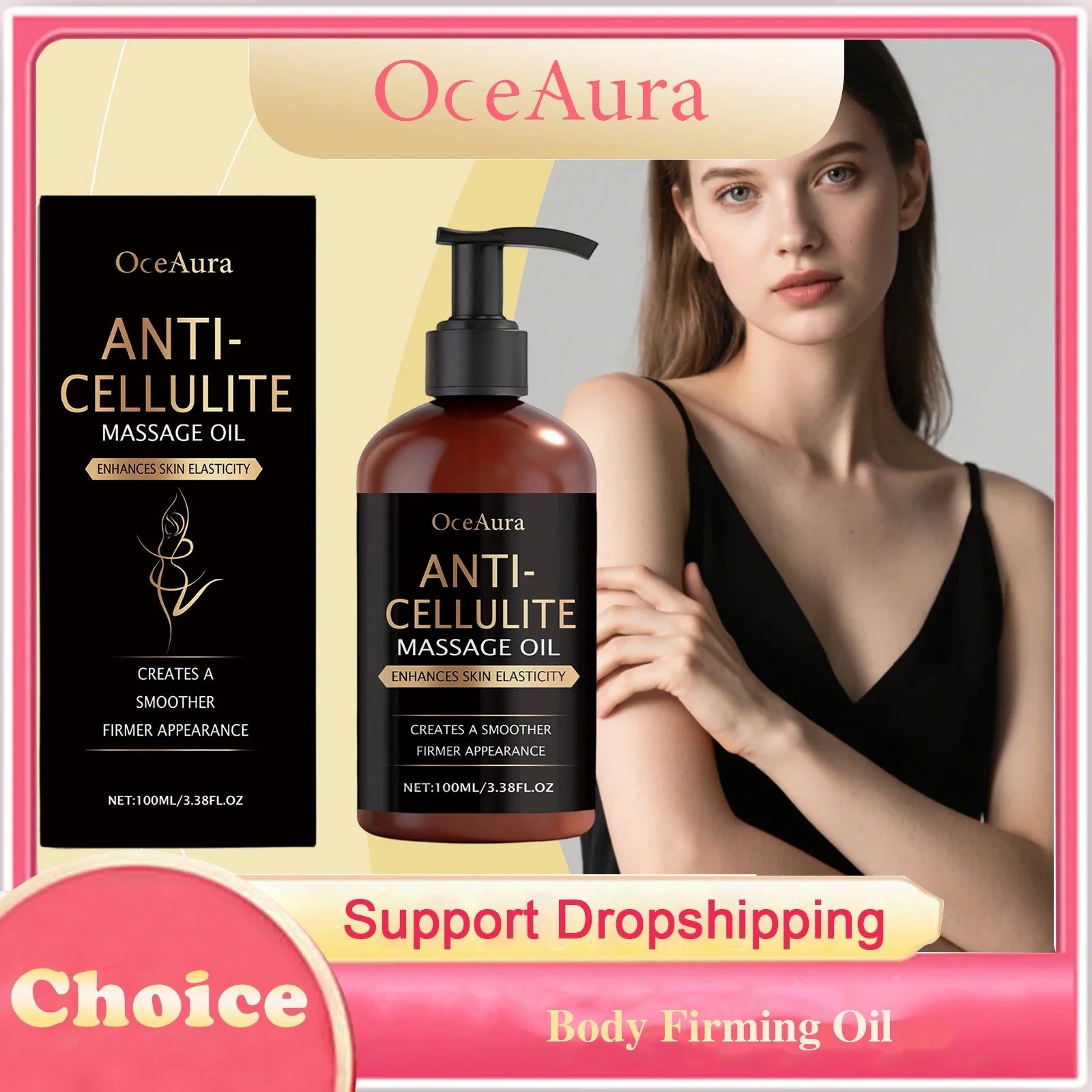Body Firming Oil Hydrating Nourishing Massage Cellulite Skin Care