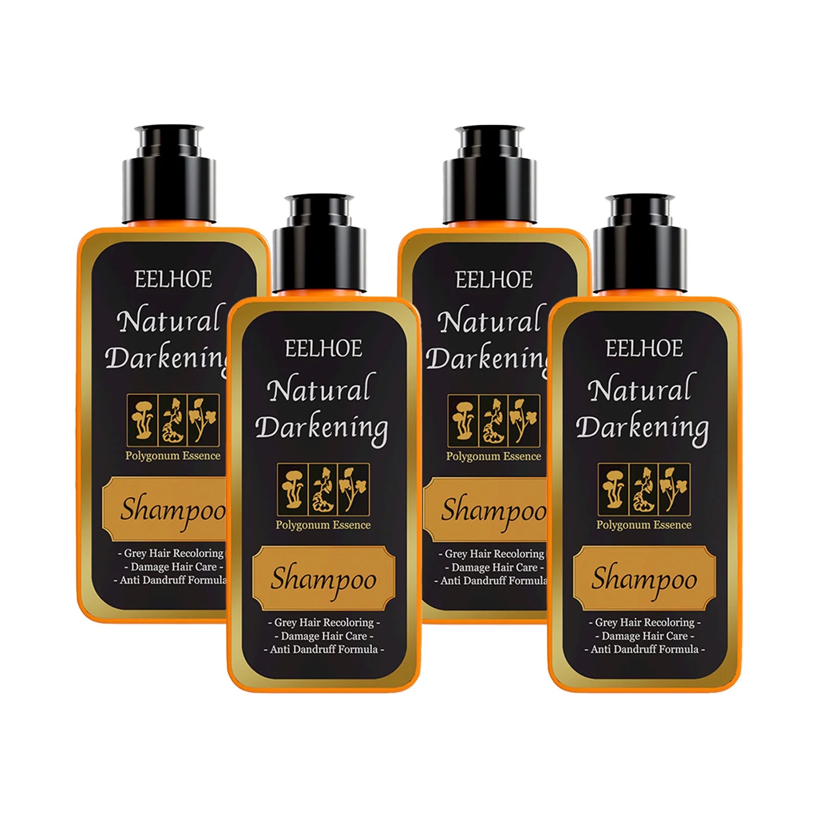 100ml Black Dye Shampoo Herbal Hair Coloring Treatment