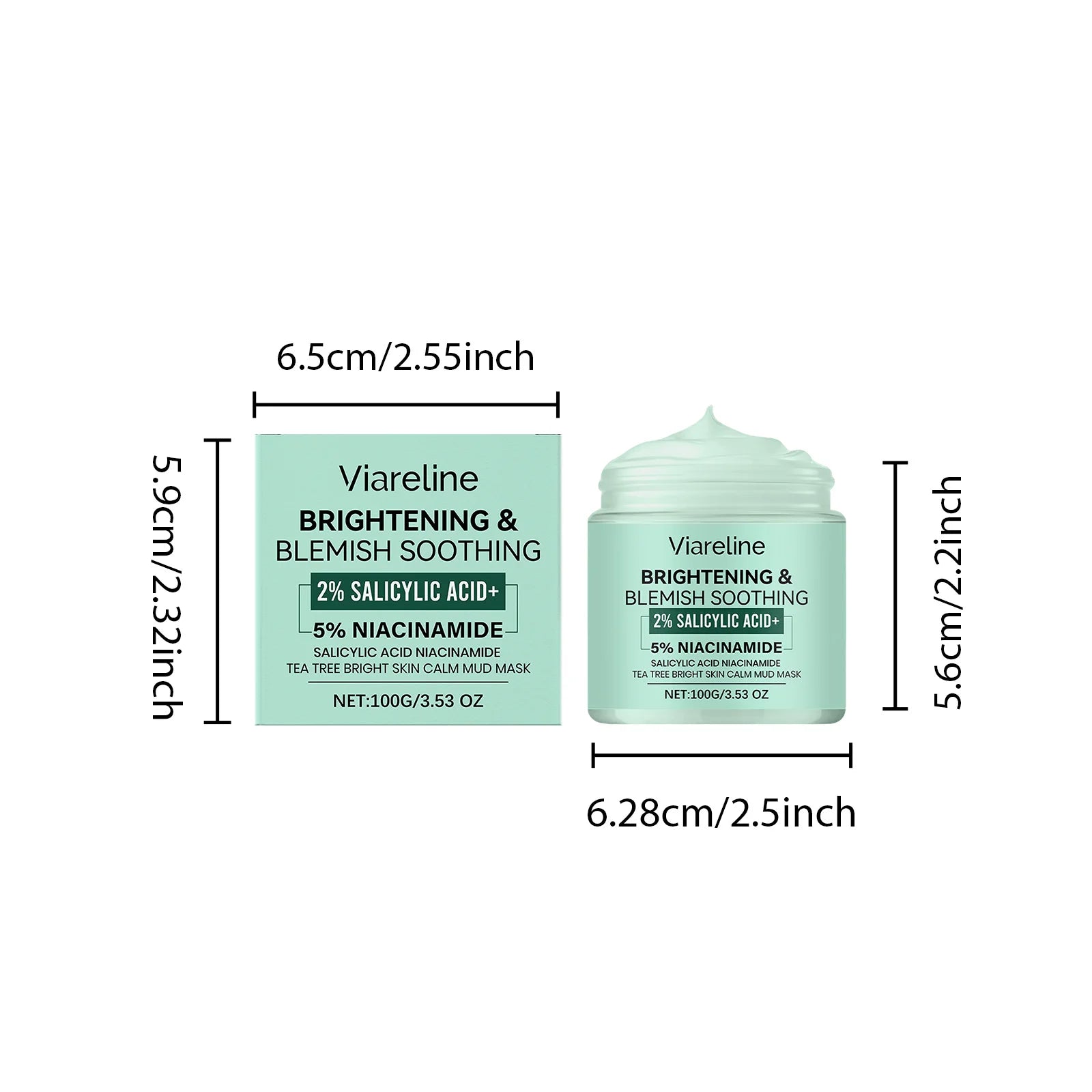 Tea Tree Clay Mask Pore Cleansing Oil Control Skincare