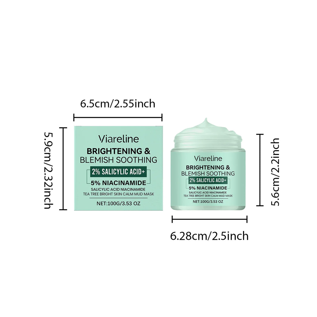 Tea Tree Clay Mask Pore Cleansing Oil Control Skincare