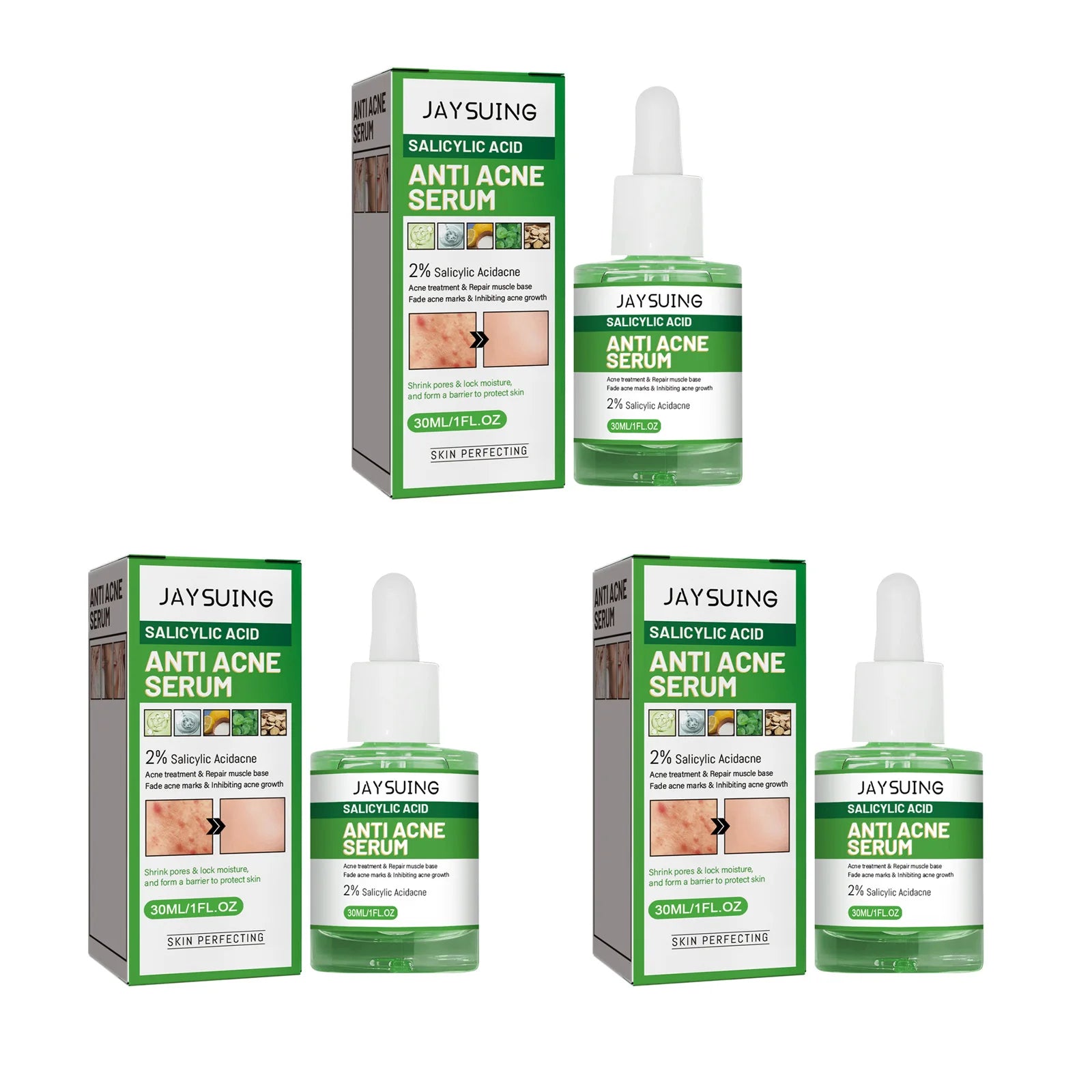 Salicylic Acid Facial Serum Acne Mark Pore Oil Control