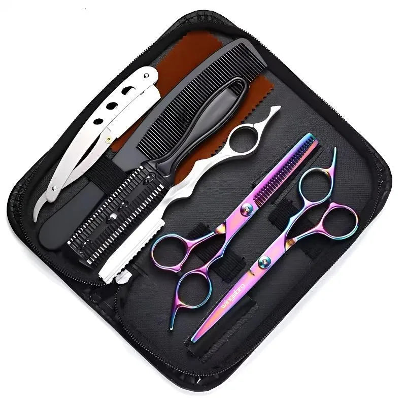 Japanese Hair Scissors Set Professional Hairdressing Cutting Kit