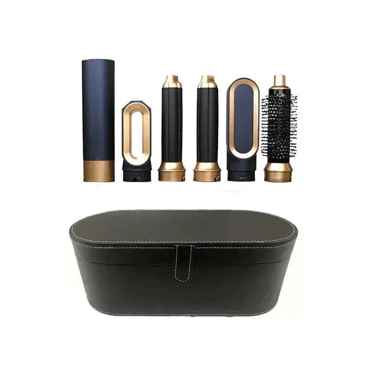 5-in-1 Hair Dryer Brush Curling Straightening Styling Set