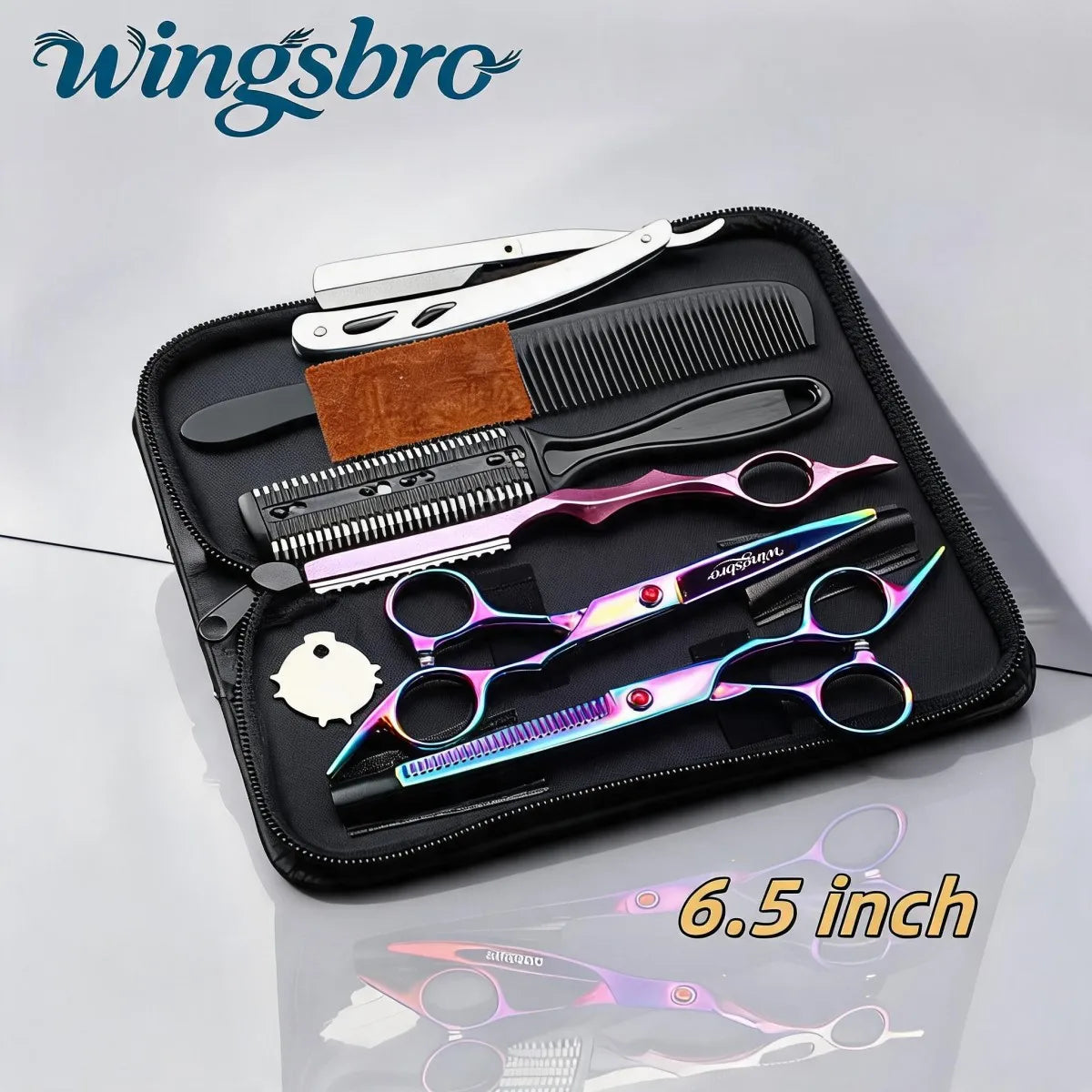 Japanese Hair Scissors Set Professional Hairdressing Cutting Kit