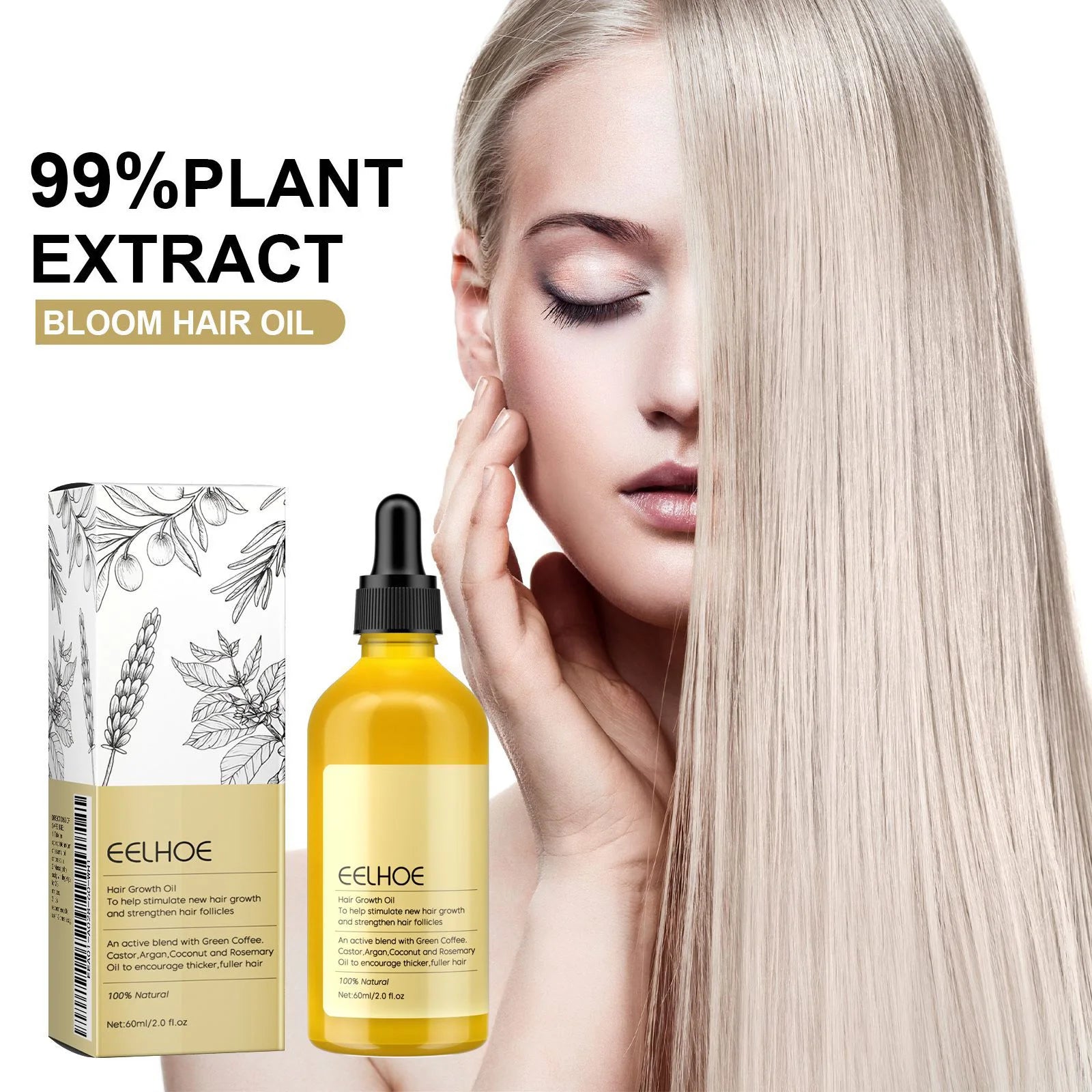 Rosemary Hair Growth Oil Scalp Nourishing Moisturizing Treatment