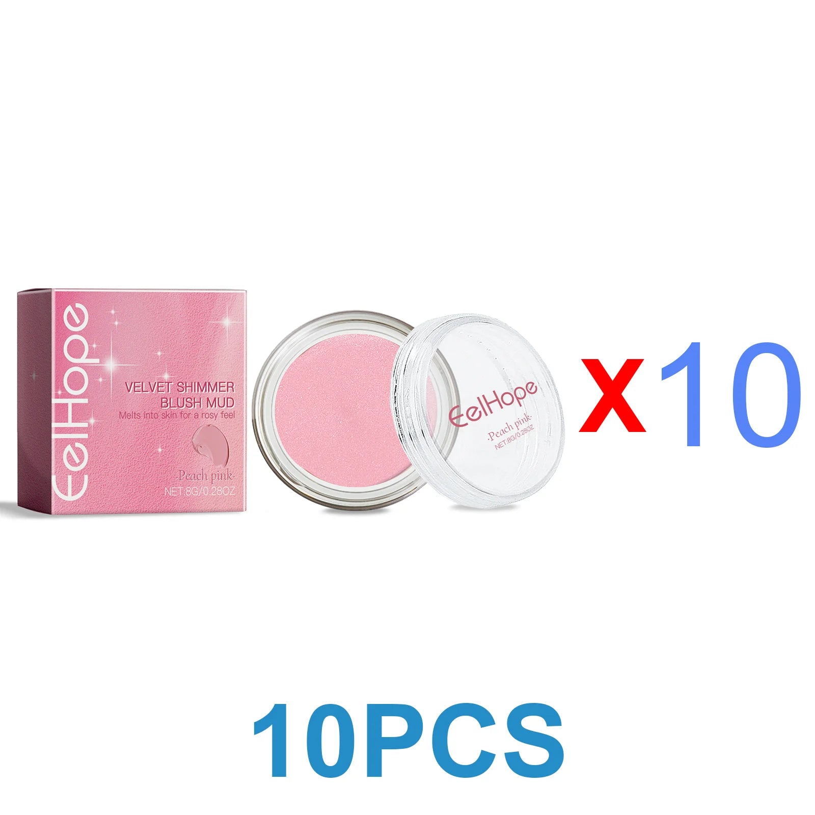 Velvet Cream Blush Hyaluronic Acid Shimmer Cheek Tint Makeup