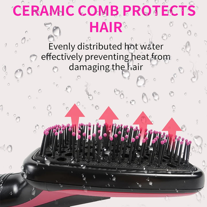 One-Step Hot Air Brush Hair Dryer Straightening Styling Tool