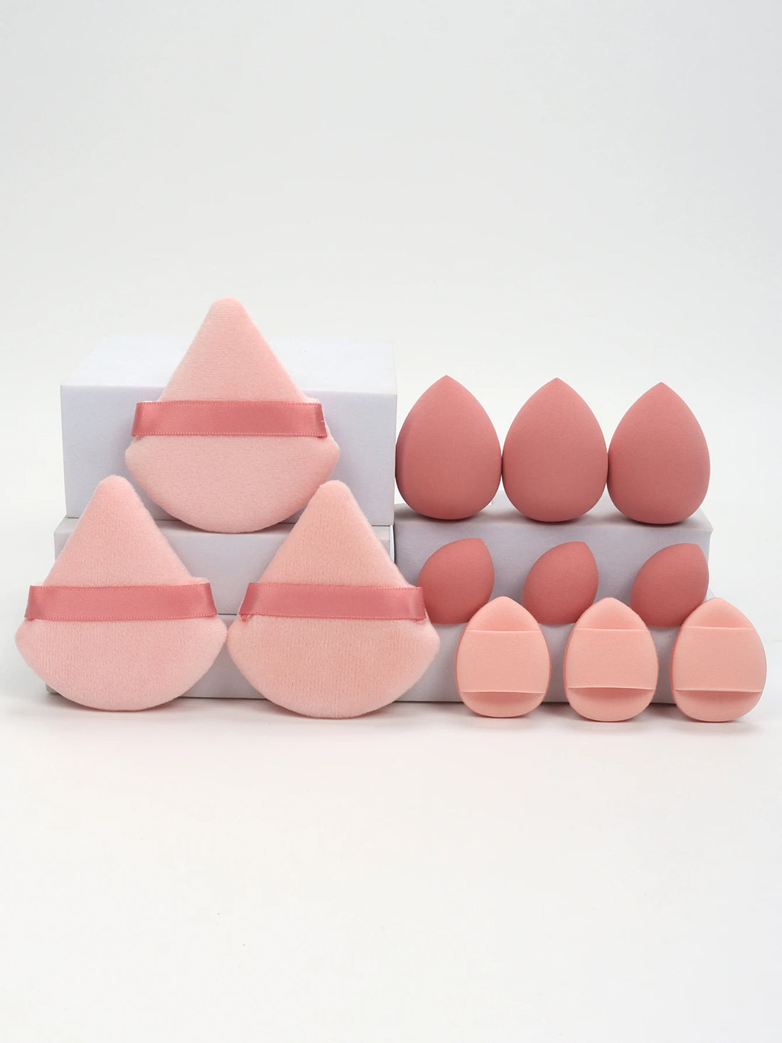 12-Piece Makeup Sponge Set Beauty Blender Powder Puffs