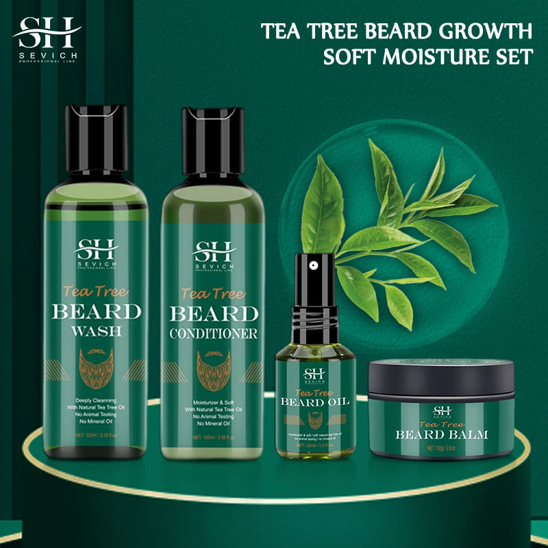 Tea Tree Beard Care Cleansing Essence for Men