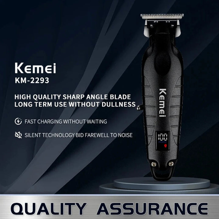 KM-2293 DLC T-Blade Zero-Gap Professional Hair Trimmer
