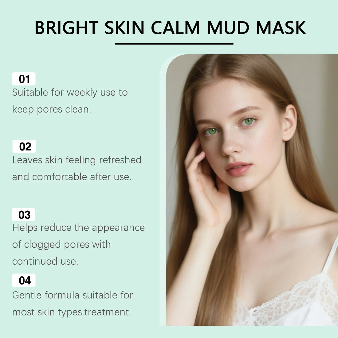 Tea Tree Clay Mask Pore Cleansing Oil Control Skincare