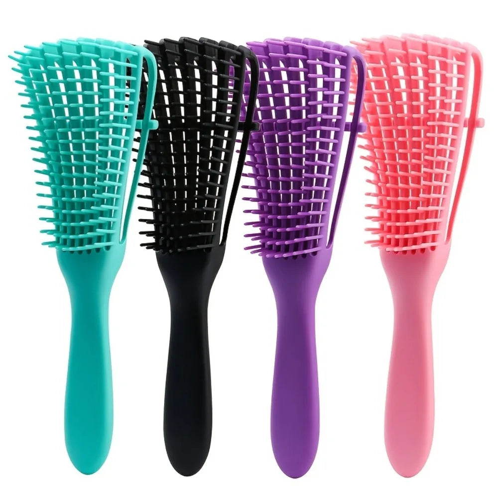 Detangling Scalp Massage Brush for Curly Thick Hair