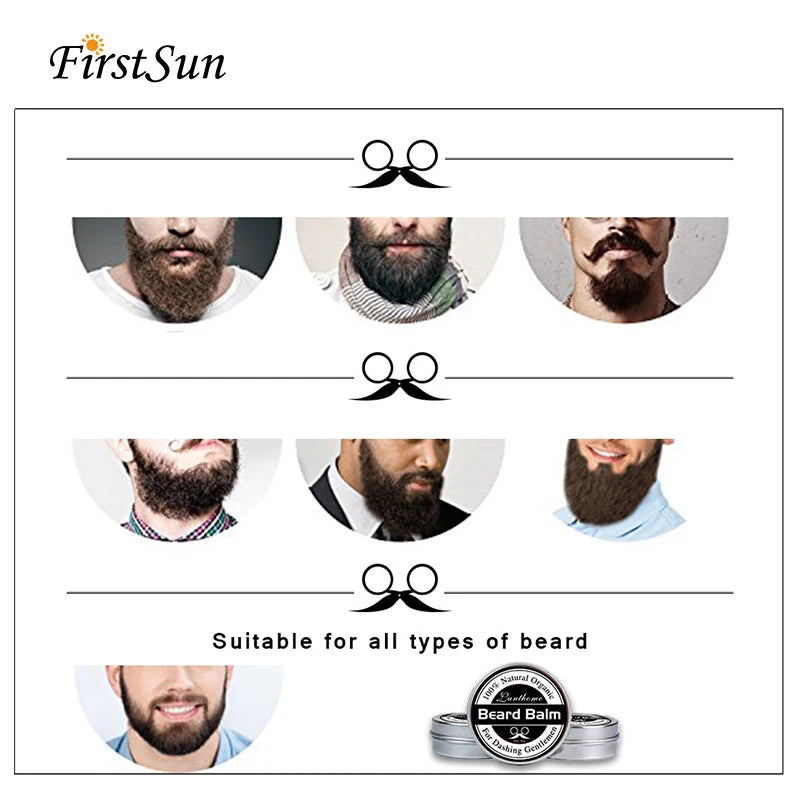 Natural Beard Balm Wax Moisturizing Smoothing Styling Cream