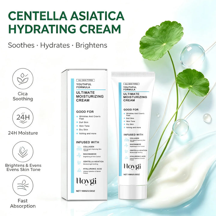 Centella Hyaluronic Acid Moisturizing Cream Barrier Nourishing Skincare
