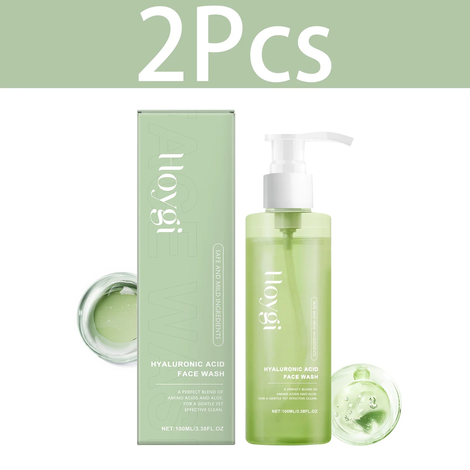 Hyaluronic Acid Facial Cleanser Oil Control Pore Cleansing Gel