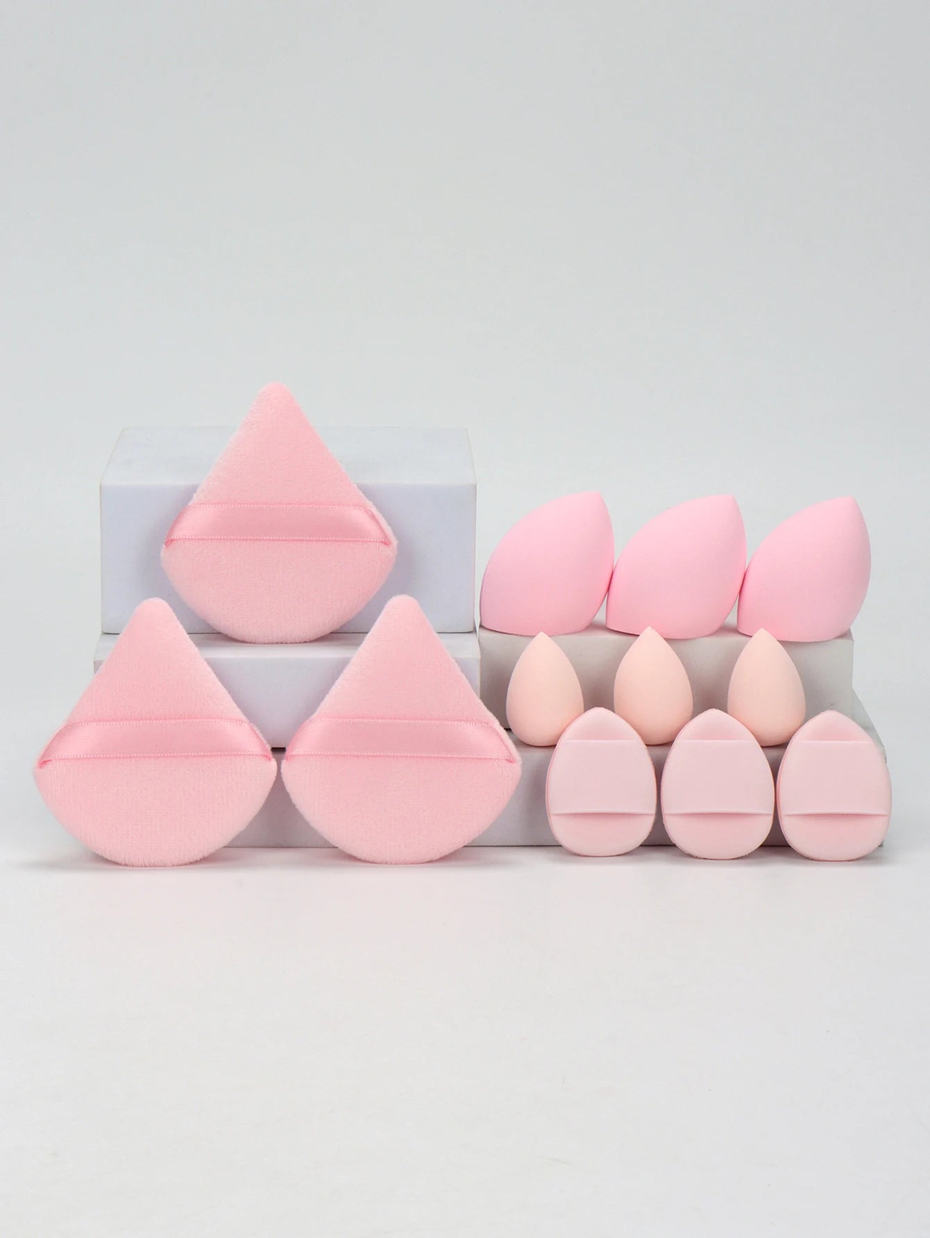 12-Piece Makeup Sponge Set Beauty Blender Powder Puffs