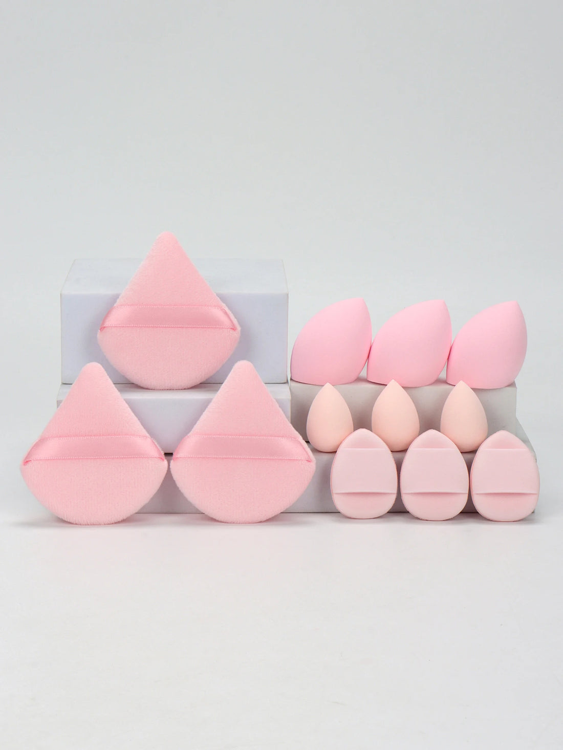 12-Piece Makeup Sponge Set Beauty Blender Powder Puffs