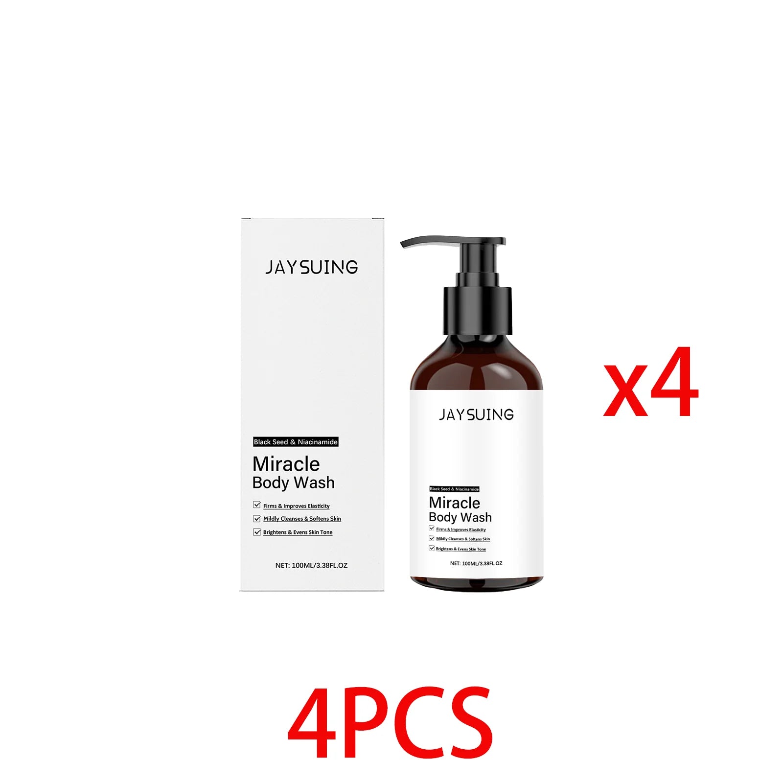 Niacinamide Shower Gel Smoothing Hydrating Rich Foam Body Wash