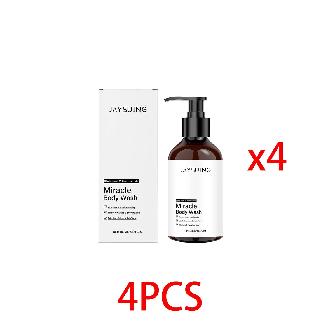 Niacinamide Shower Gel Smoothing Hydrating Rich Foam Body Wash