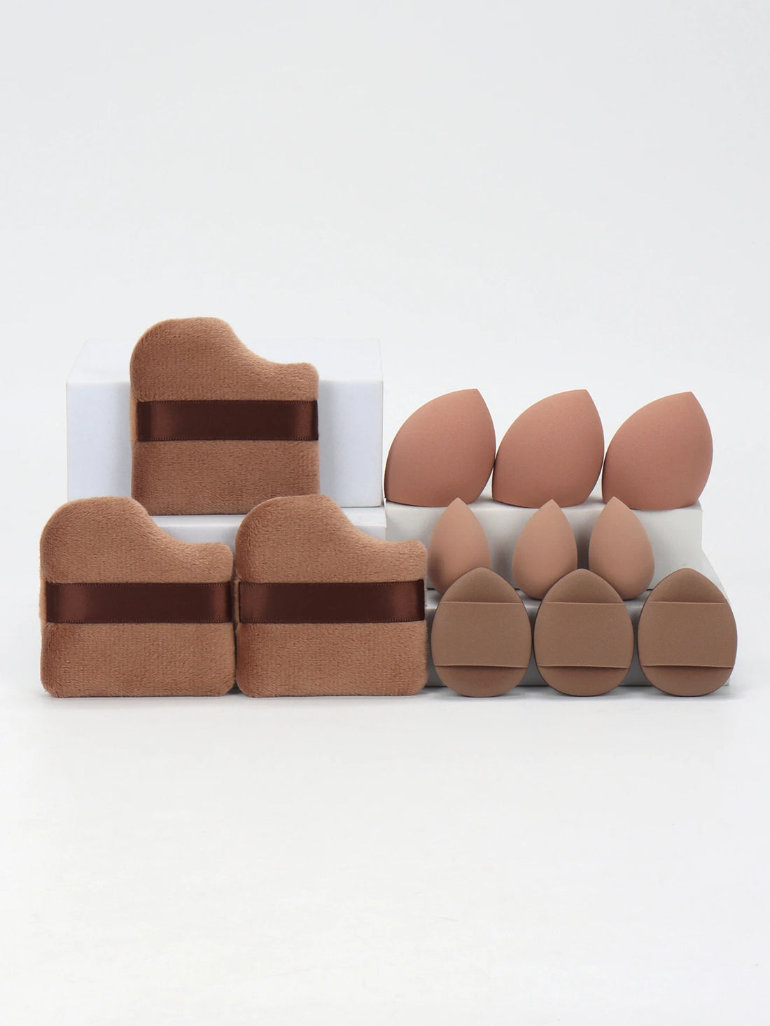 12-Piece Makeup Sponge Set Beauty Blender Powder Puffs