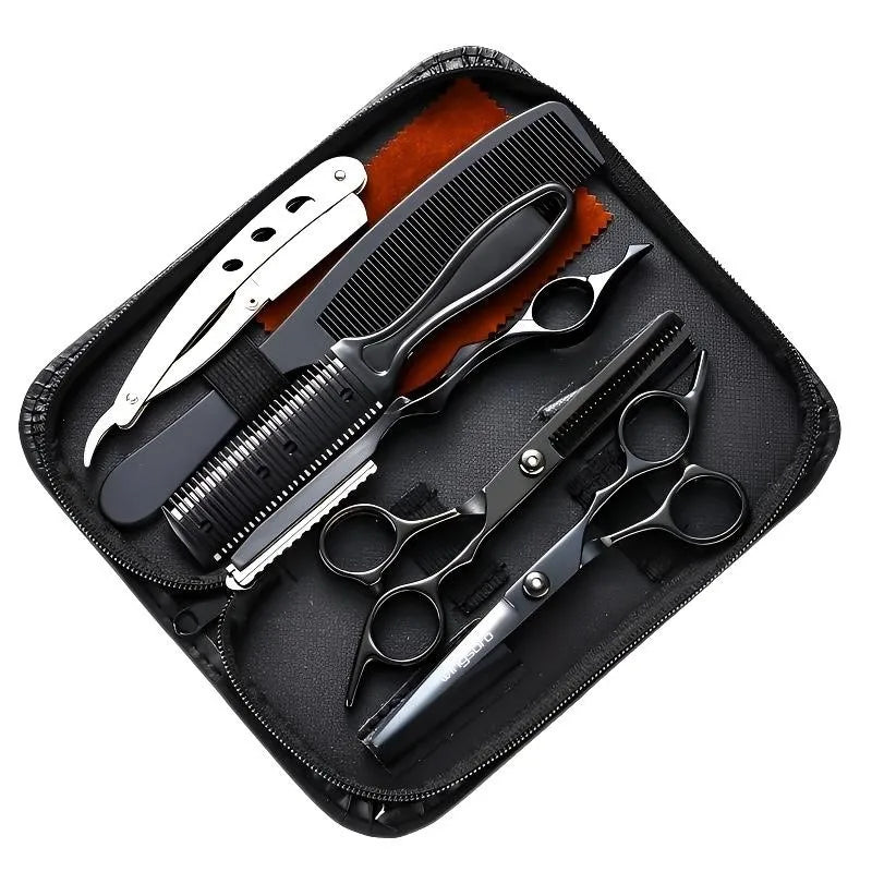 Japanese Hair Scissors Set Professional Hairdressing Cutting Kit