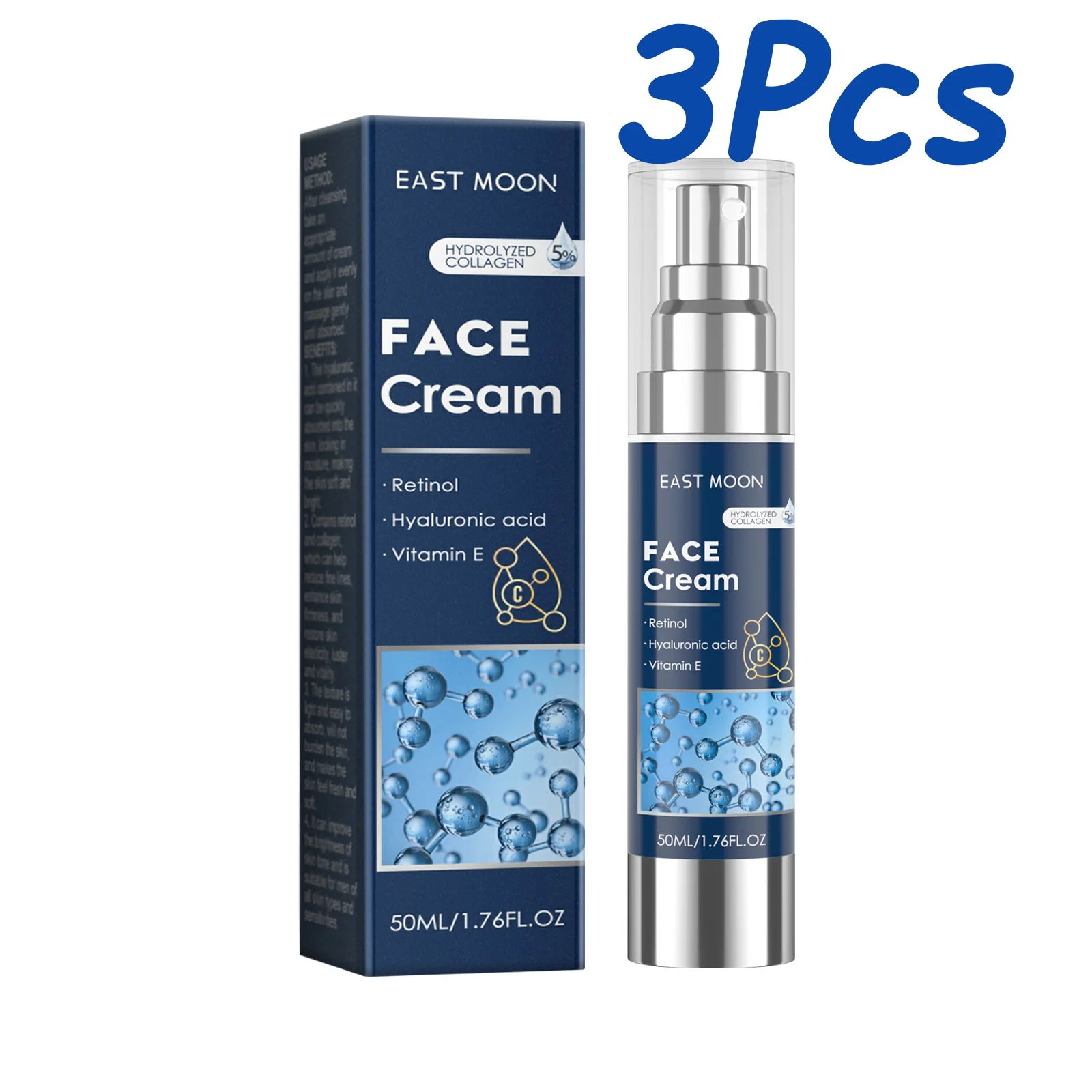 Men's Retinol Face Cream Firming Moisturizing Fine Line Care