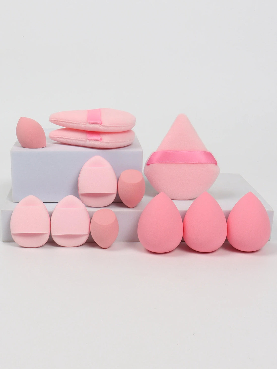 12-Piece Makeup Sponge Set Beauty Blender Powder Puffs